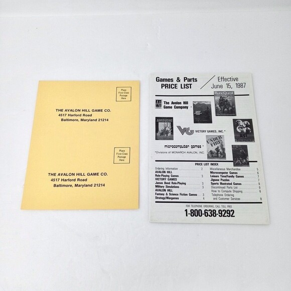 QUEST FOR THE IDEAL MATE - Vintage Avalon Hill Arcana 1987 Board Game - Unplayed - Picture 9 of 10